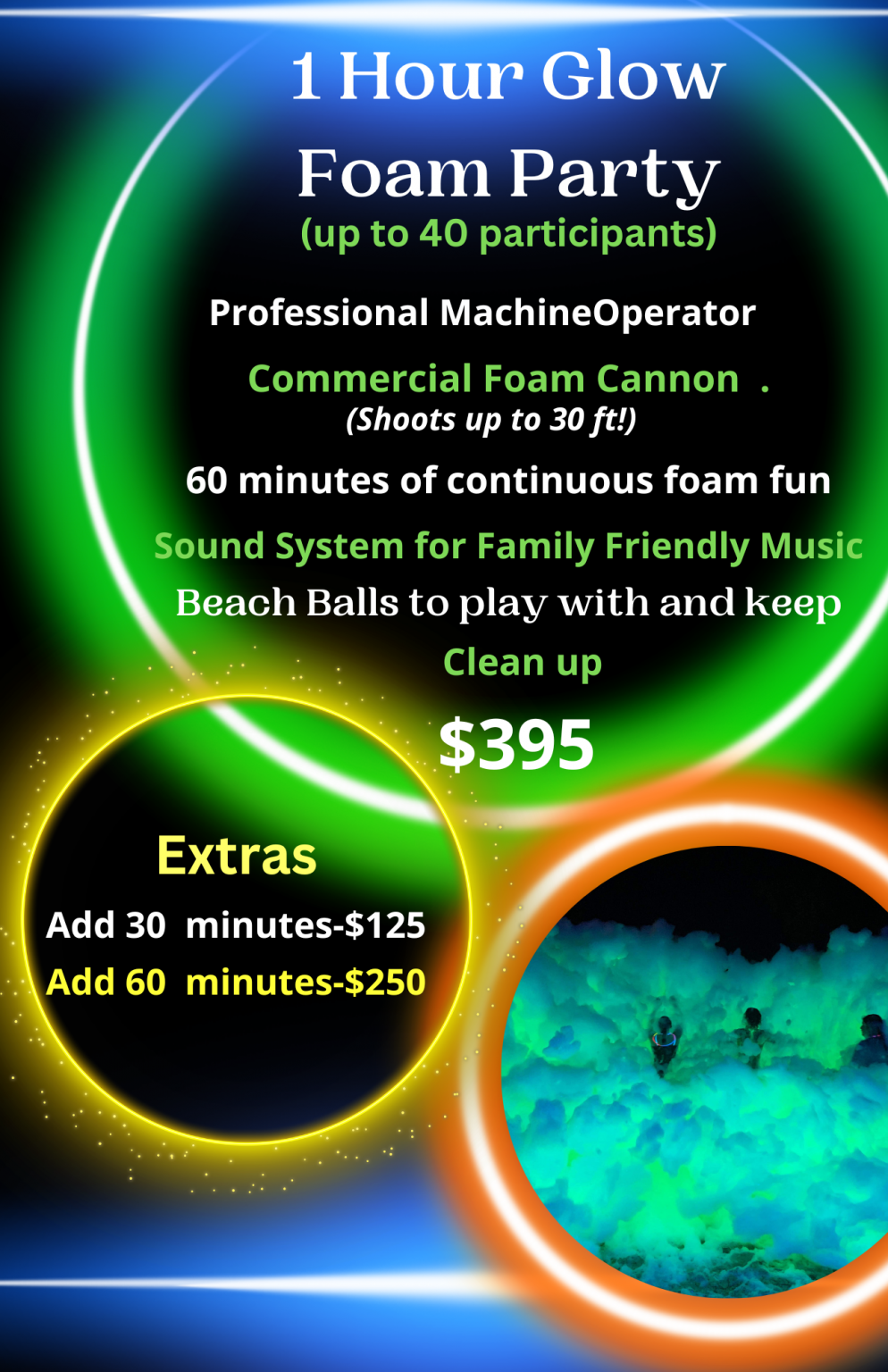 Bigfoot Foam Parties LUBBOCK TX Foam Parties for Family Events